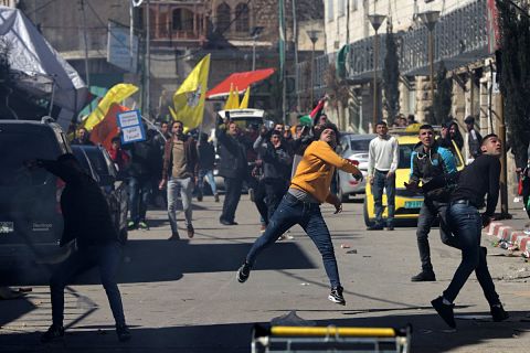 Des pierres comme seules armes contre l’armée d’occupation 